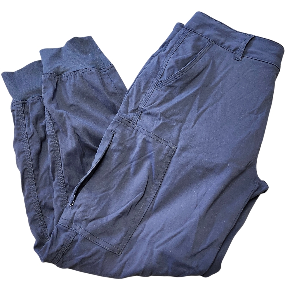 Prana Charcoal Gray Sky Cannon Cropped Jogger. Sz. 6